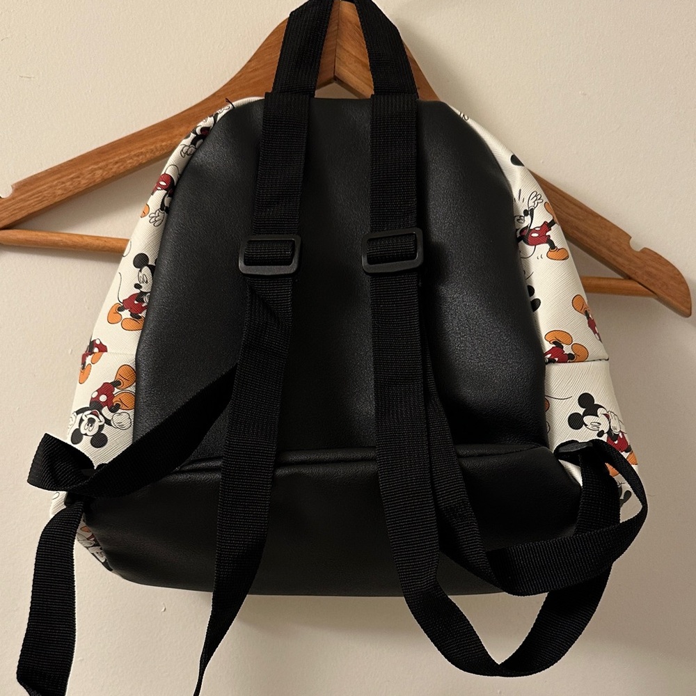 Mickey Mouse Patterned Mini Backpack - White with… - image 5